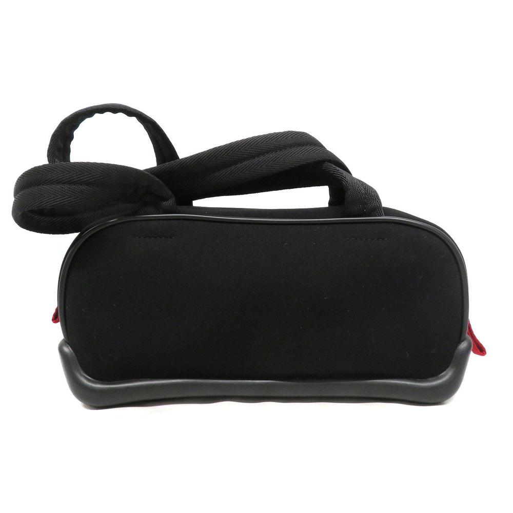 Prada Boston Bag Black Neoprene Handbag